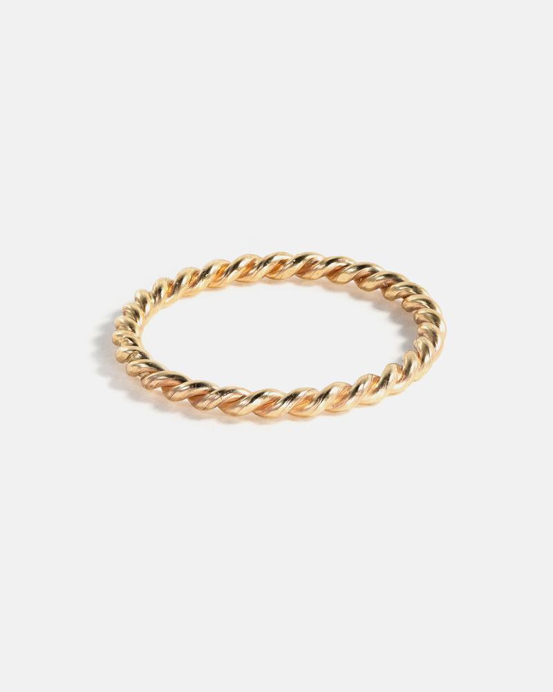 Twist Band in 14k Gold