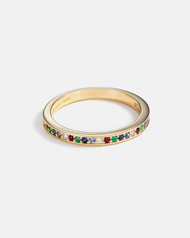 Harmony Ring with Lab-grown Diamonds and Pavé Confetti Ring