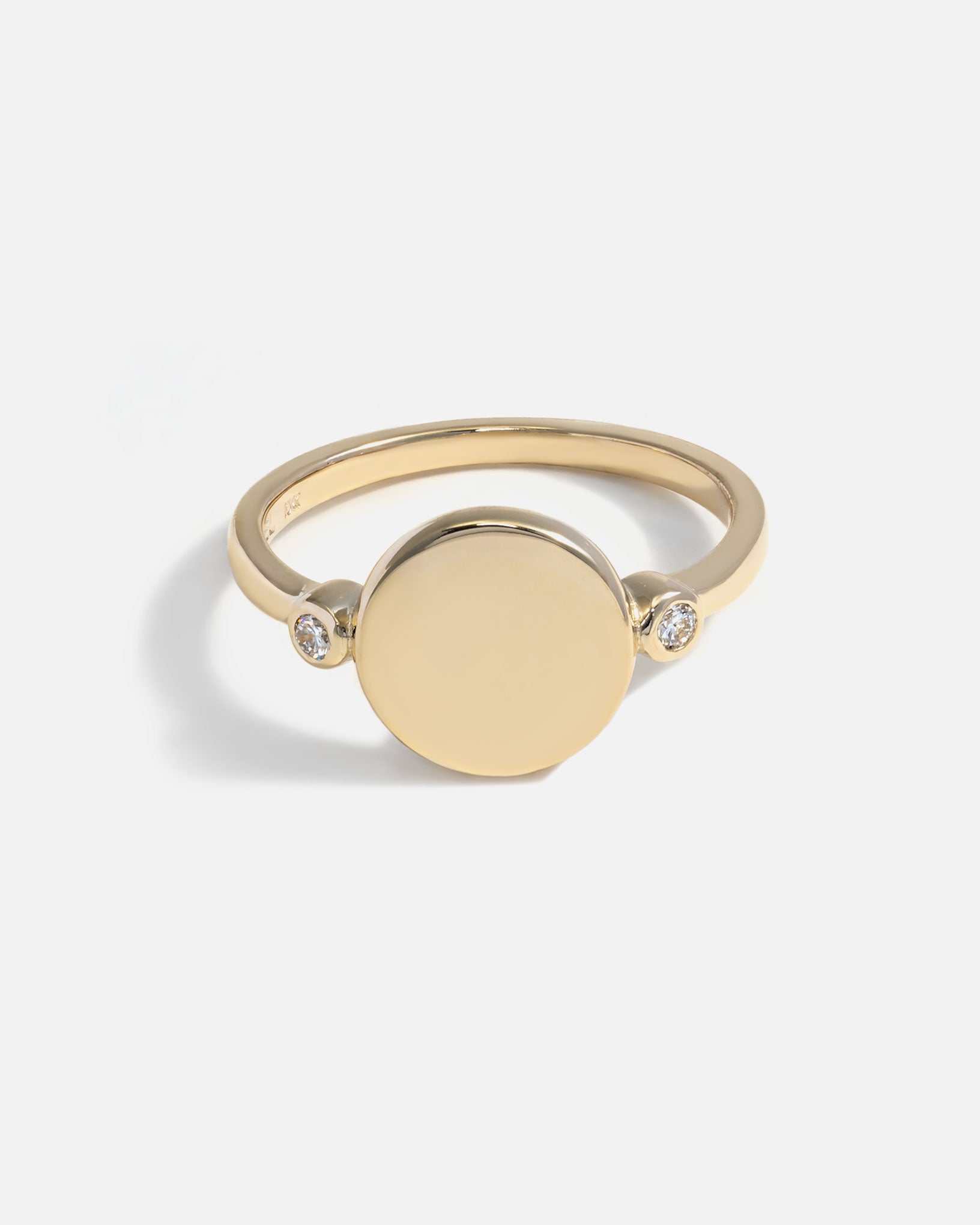 Rhéa Ring in Yellow Gold with lab grown Diamonds