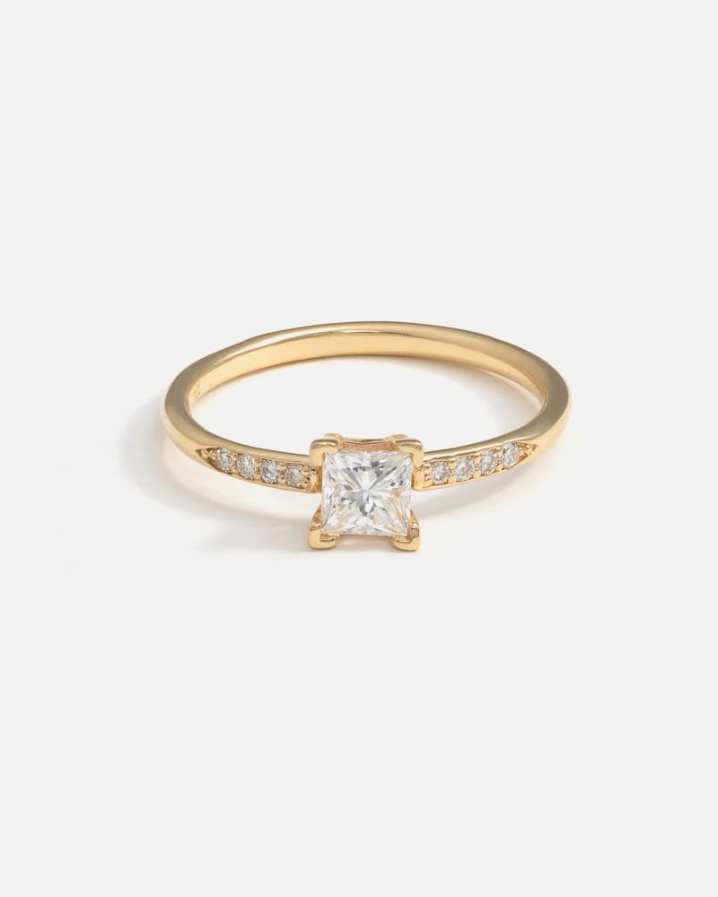 Custom Ring - Harmony Ring in 14k Fairmined Gold with Lab-grown Diamonds