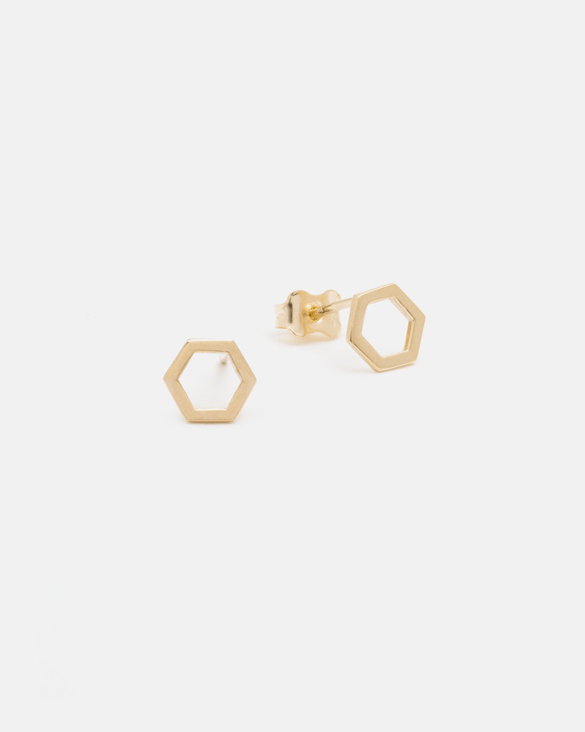 Geo 1  Earrings in Gold