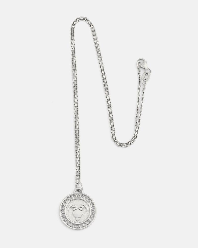 Zodiac Aries Necklace in Silver