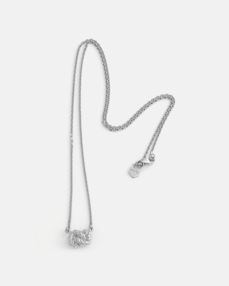 Nausicaa Necklace with Forçat Chain in Silver