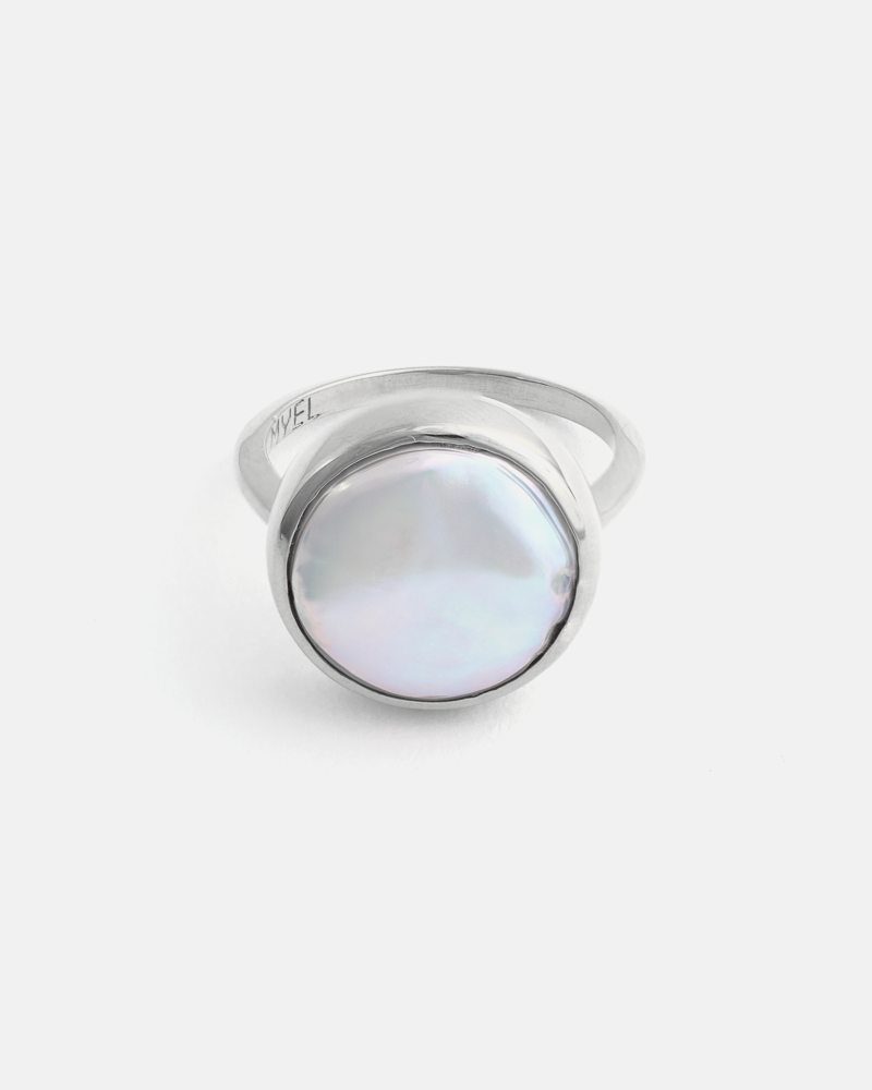 Calypso Ring with Pearl in Silver