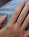 Stratura Wave Wedding Ring in 14k Gold without stone