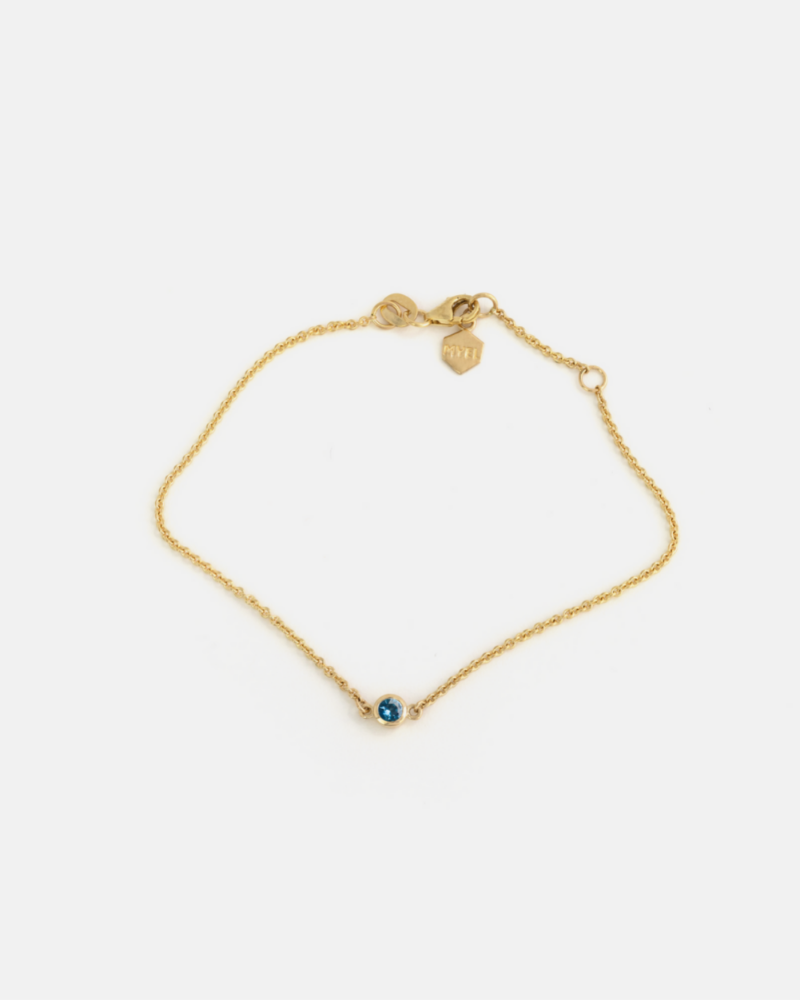 Origines Bracelet in 14k Gold with Ethical Birthstone