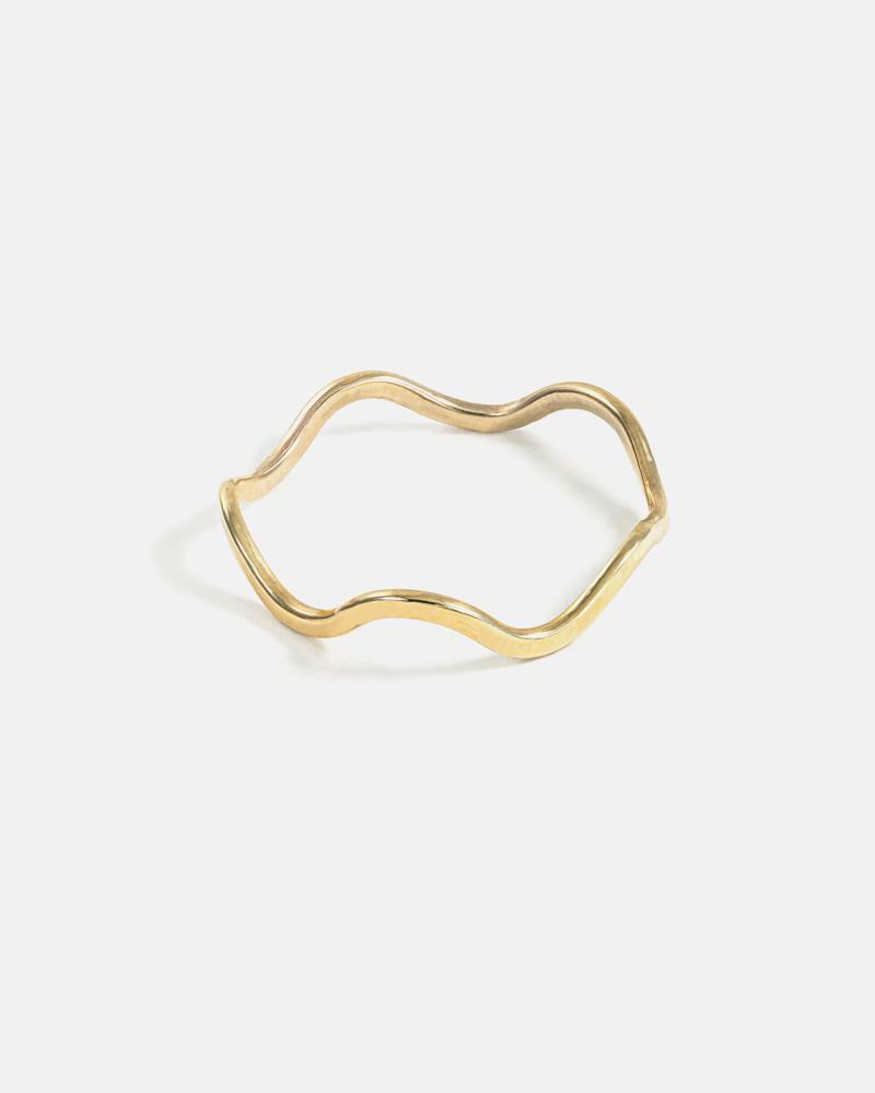 Ripple Ring in Yellow Gold