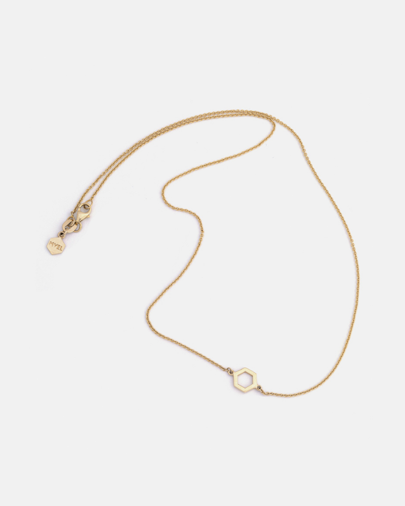Geo 1 Necklace in 14k Gold