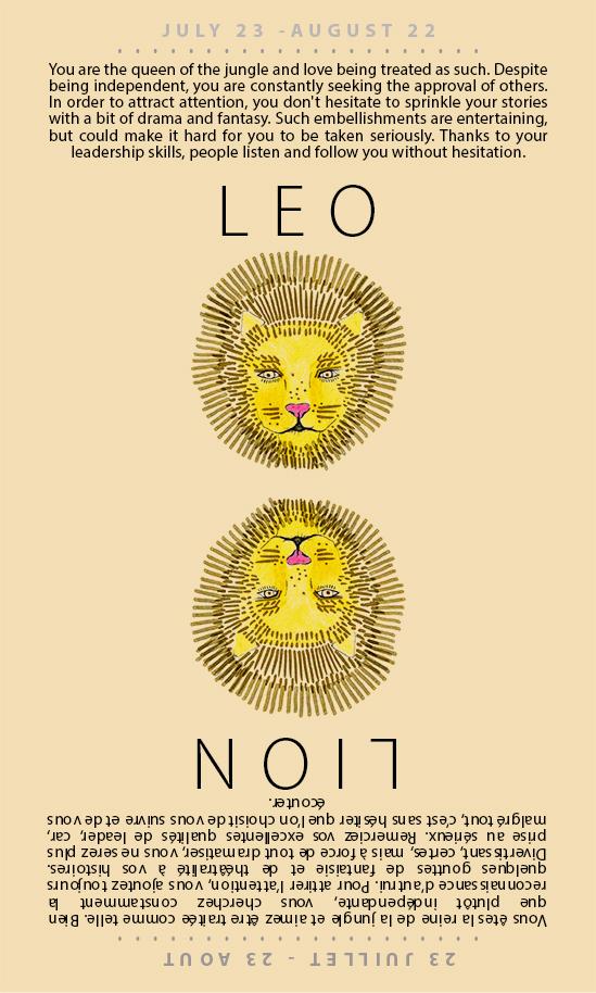 Zodiac Leo Pendant in Silver